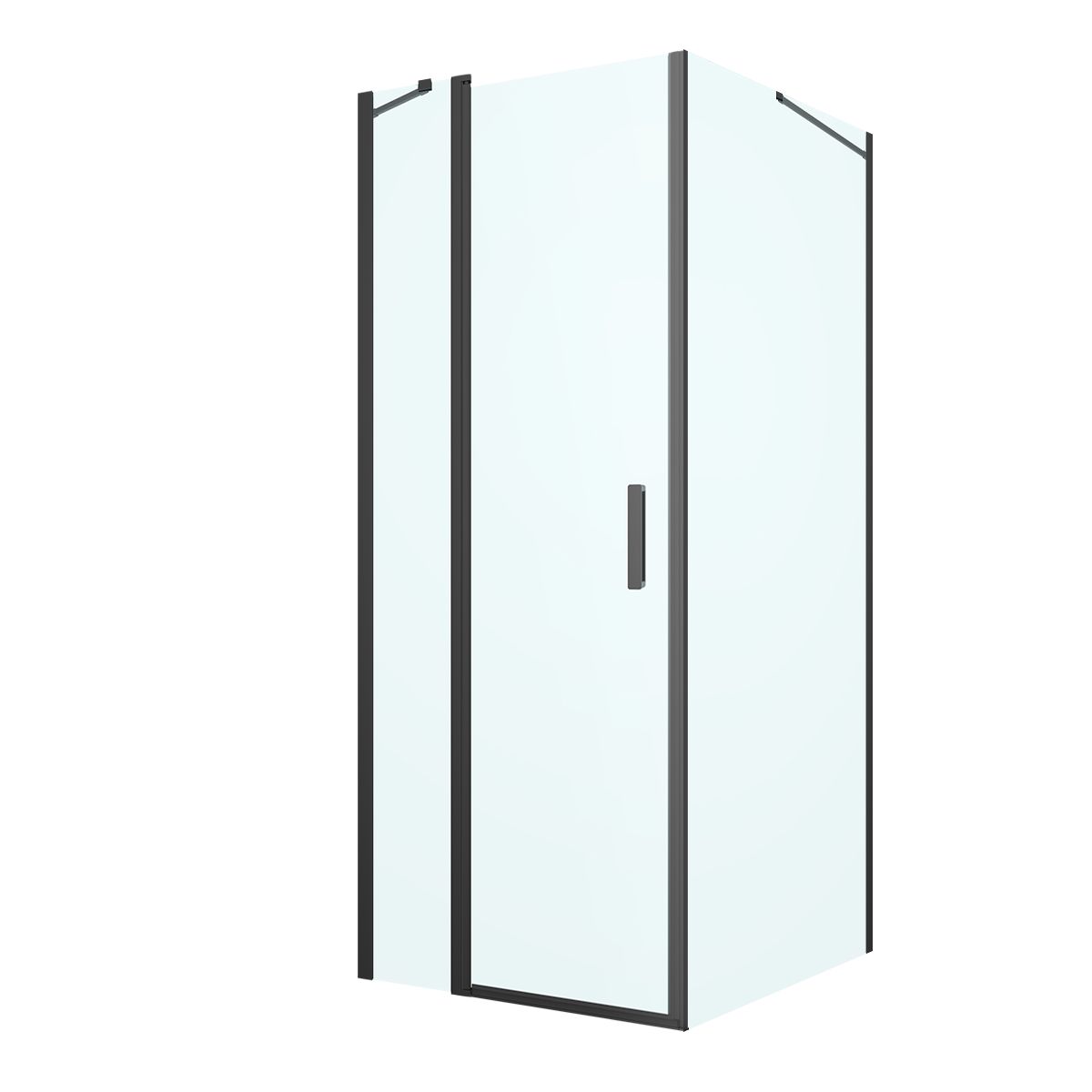 Conjunto puerta de ducha Oltens Verdal 21203300, mampara de ducha Oltens Hallan 22102300