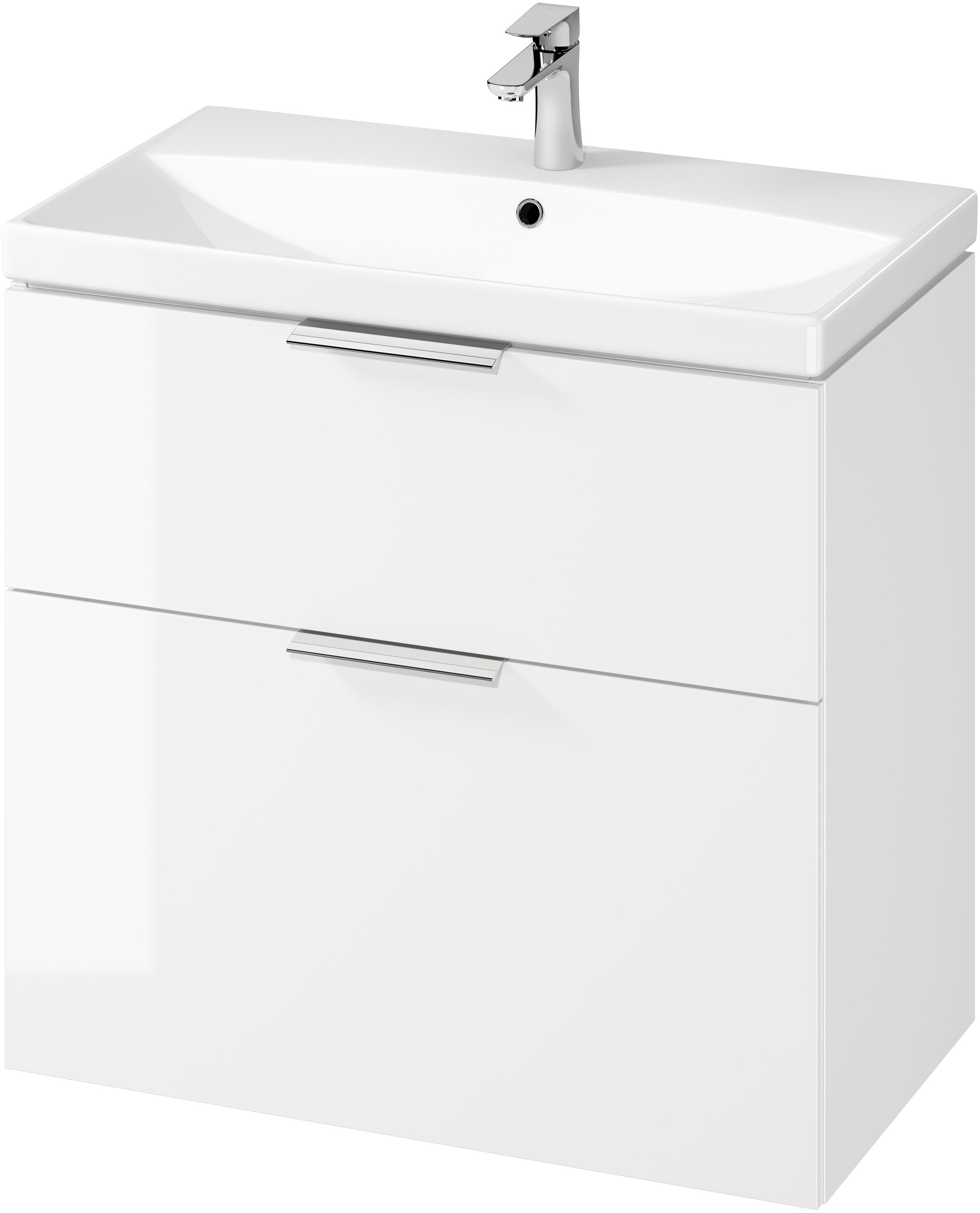 Cersanit City lavabo con mueble 80.5 cm blanco S801-423