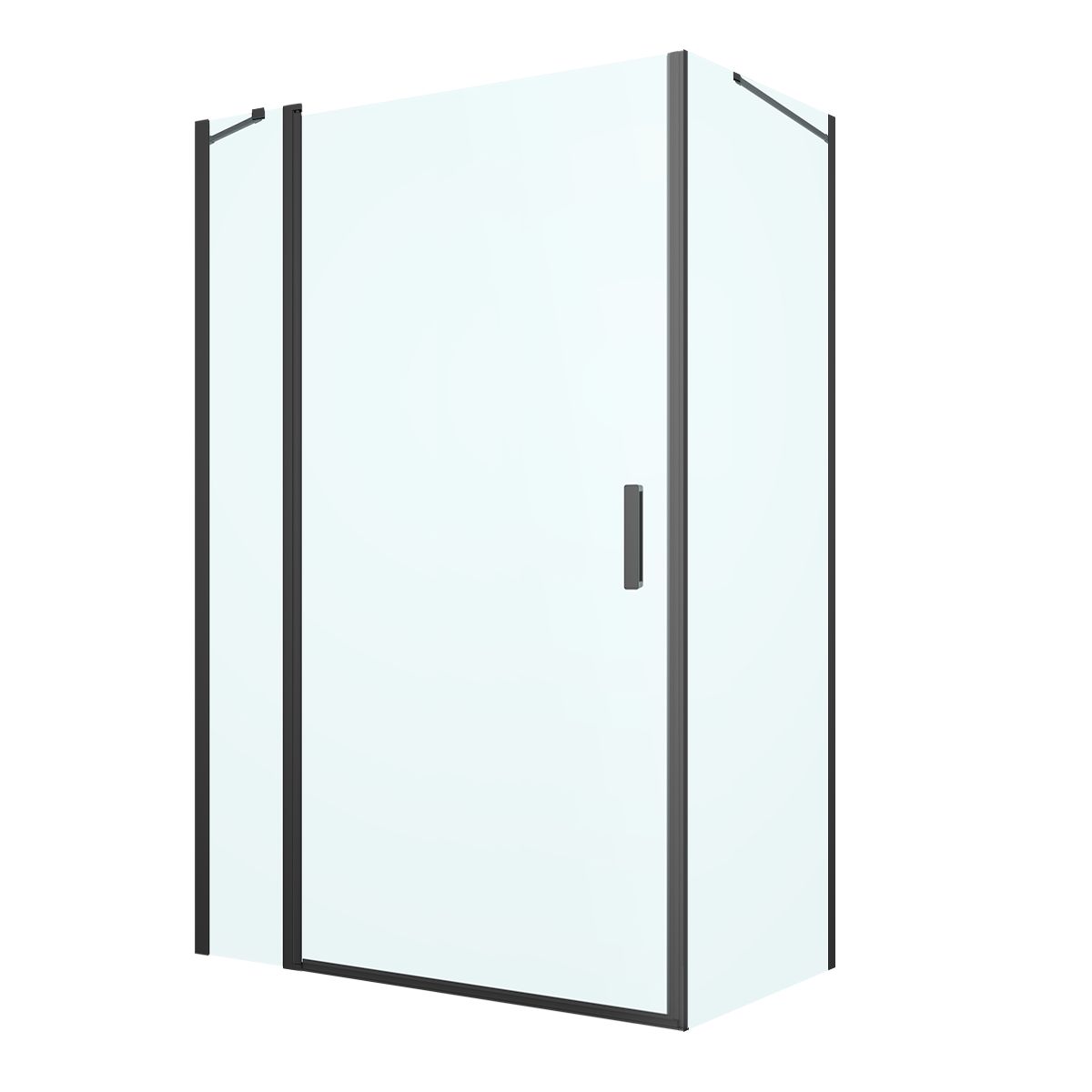 Conjunto puerta de ducha Oltens Verdal 21206300, mampara de ducha Oltens Hallan 22100300