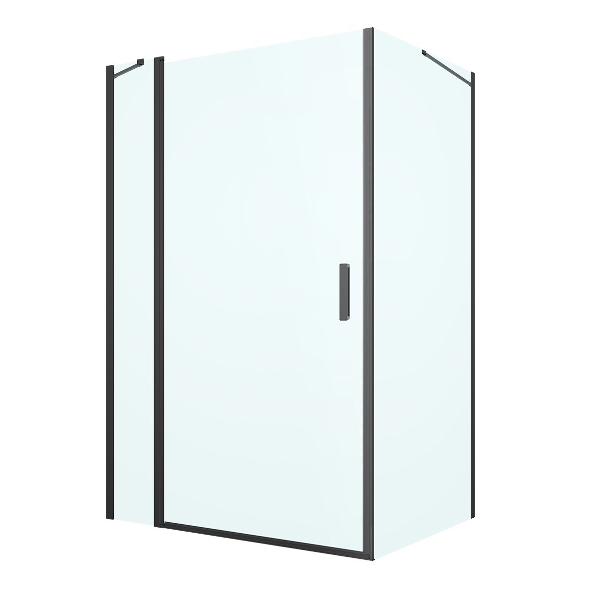 Conjunto puerta de ducha Oltens Verdal 21206300, mampara de ducha Oltens Hallan 22102300
