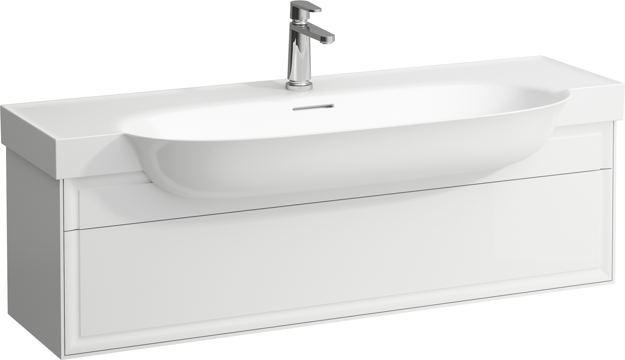 Laufen The New Classic armario 117.6x31.6x34.4 cm suspendido, para lavabo blanco H4060510856311