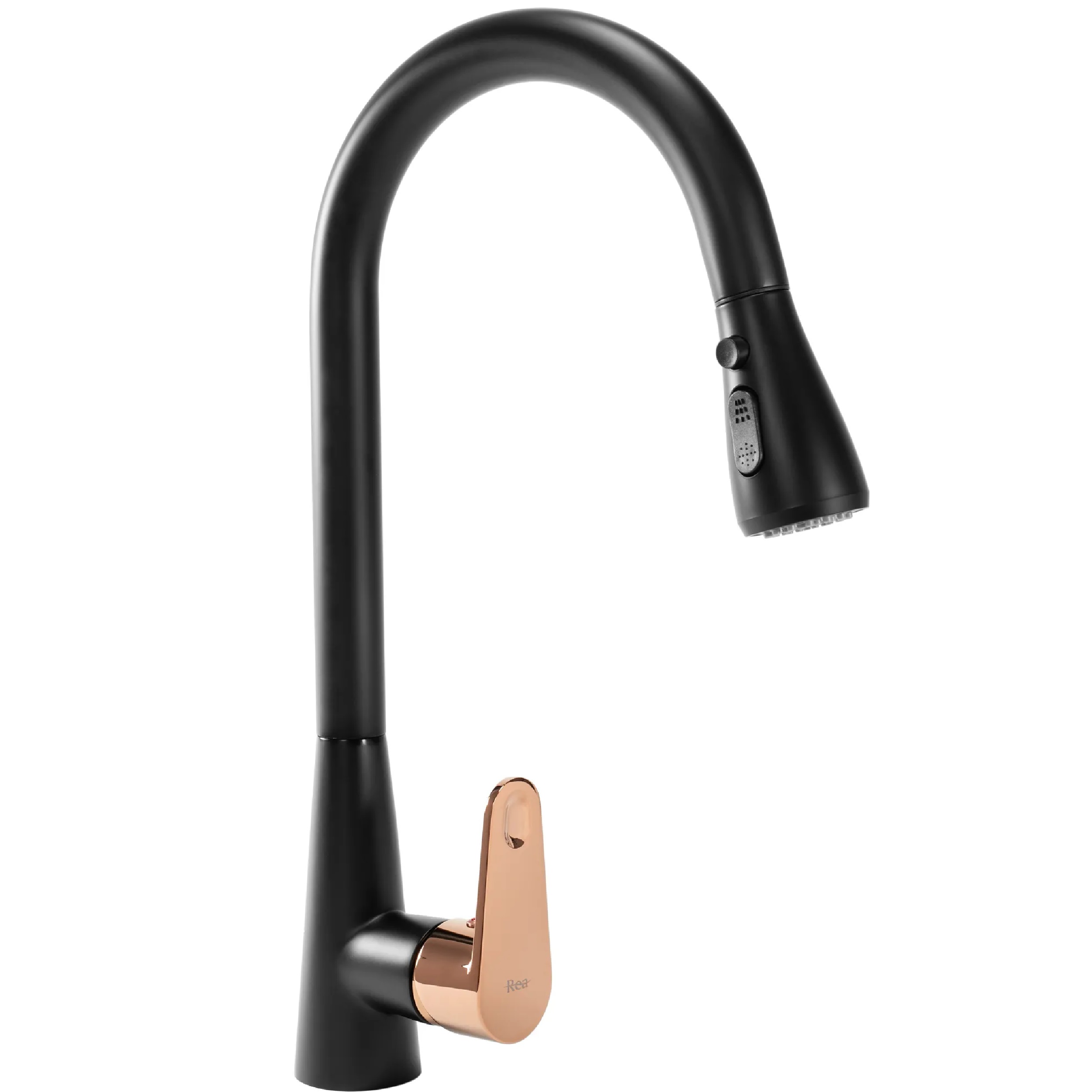 Rea Mild grifo de cocina de pie negro REA-B4801