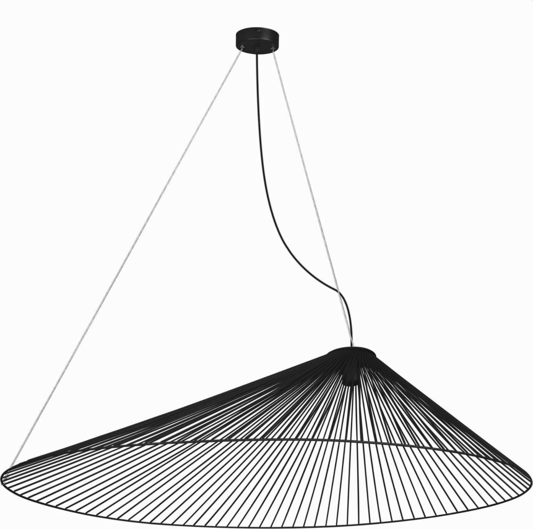 Kaja Peak lámpara colgante 1x60 W negro KP-10
