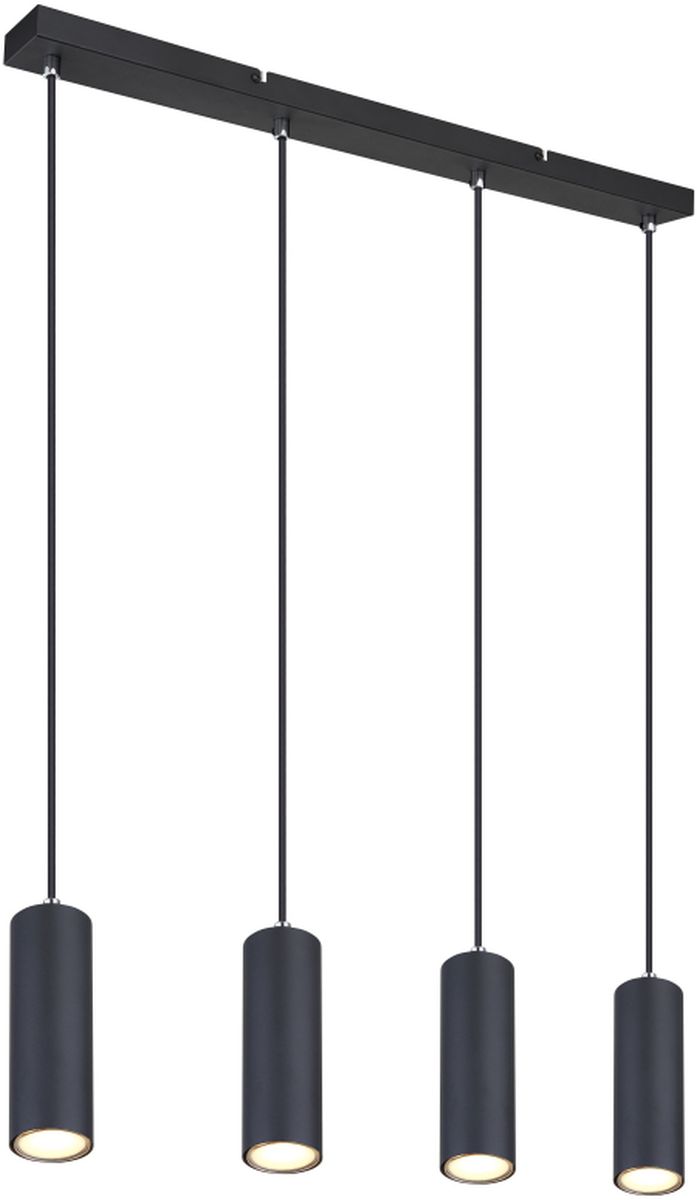 Globo Lighting Robby lámpara colgante 4x35 W negro 57911-4HB