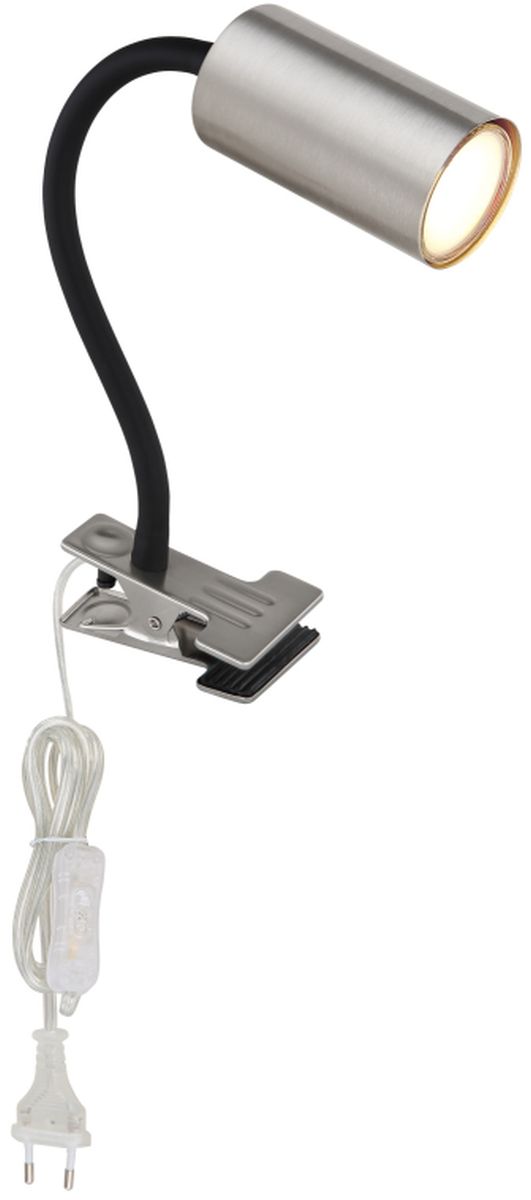 Globo Lighting Robby lámpara para escritorio 1x25 W negro-níquel 57911K