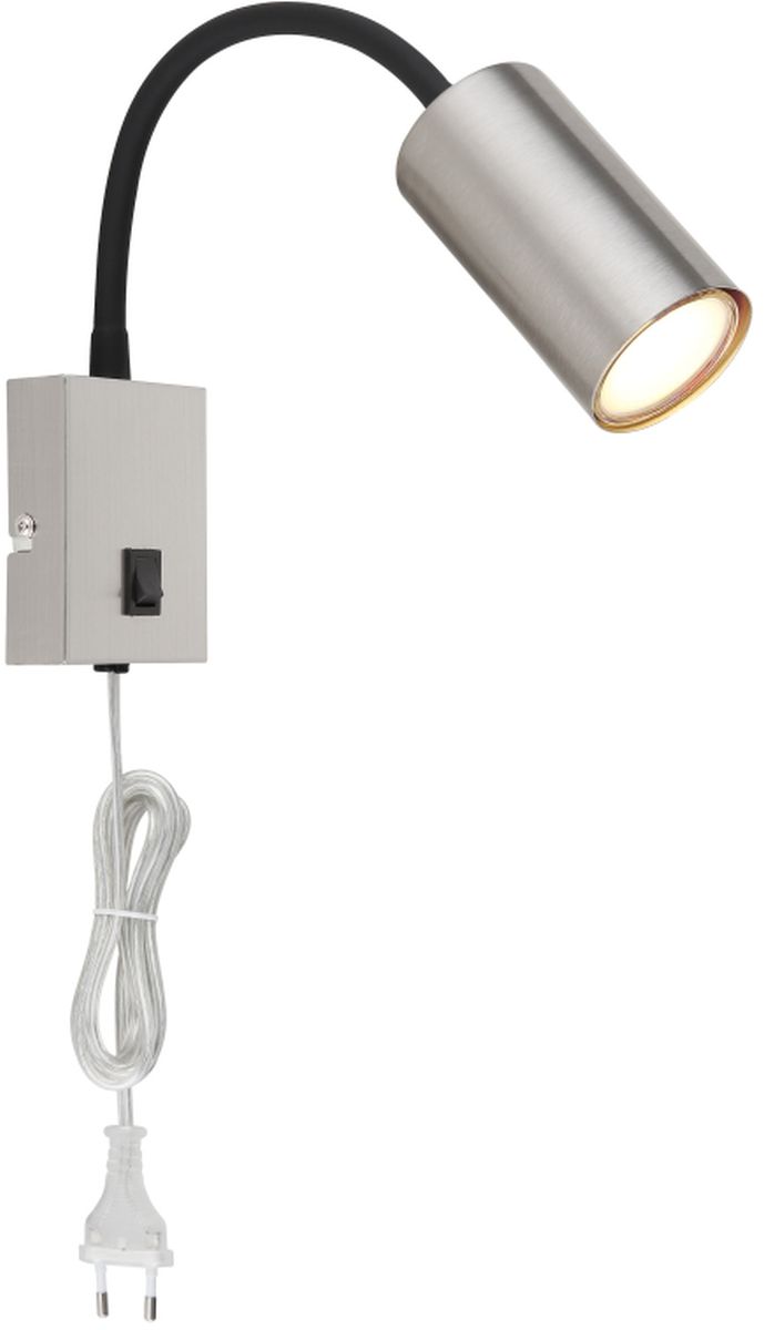 Globo Lighting Robby lámpara de pared 1x25 W negro-níquel 57911W