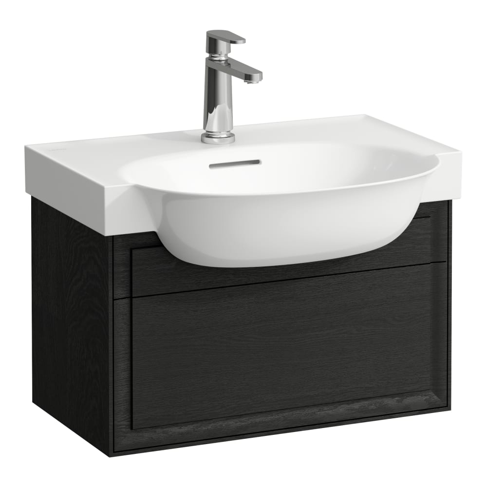 Laufen The New Classic armario 57.7x31.6x34.4 cm suspendido, para lavabo negro-roble H4060310856281