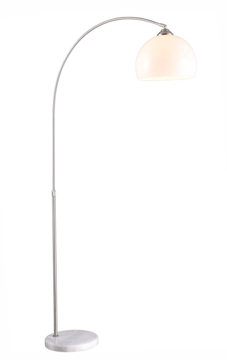 Globo Lighting Newcastle lámpara de pie 1x40 W blanco-satinado-mármol 58227