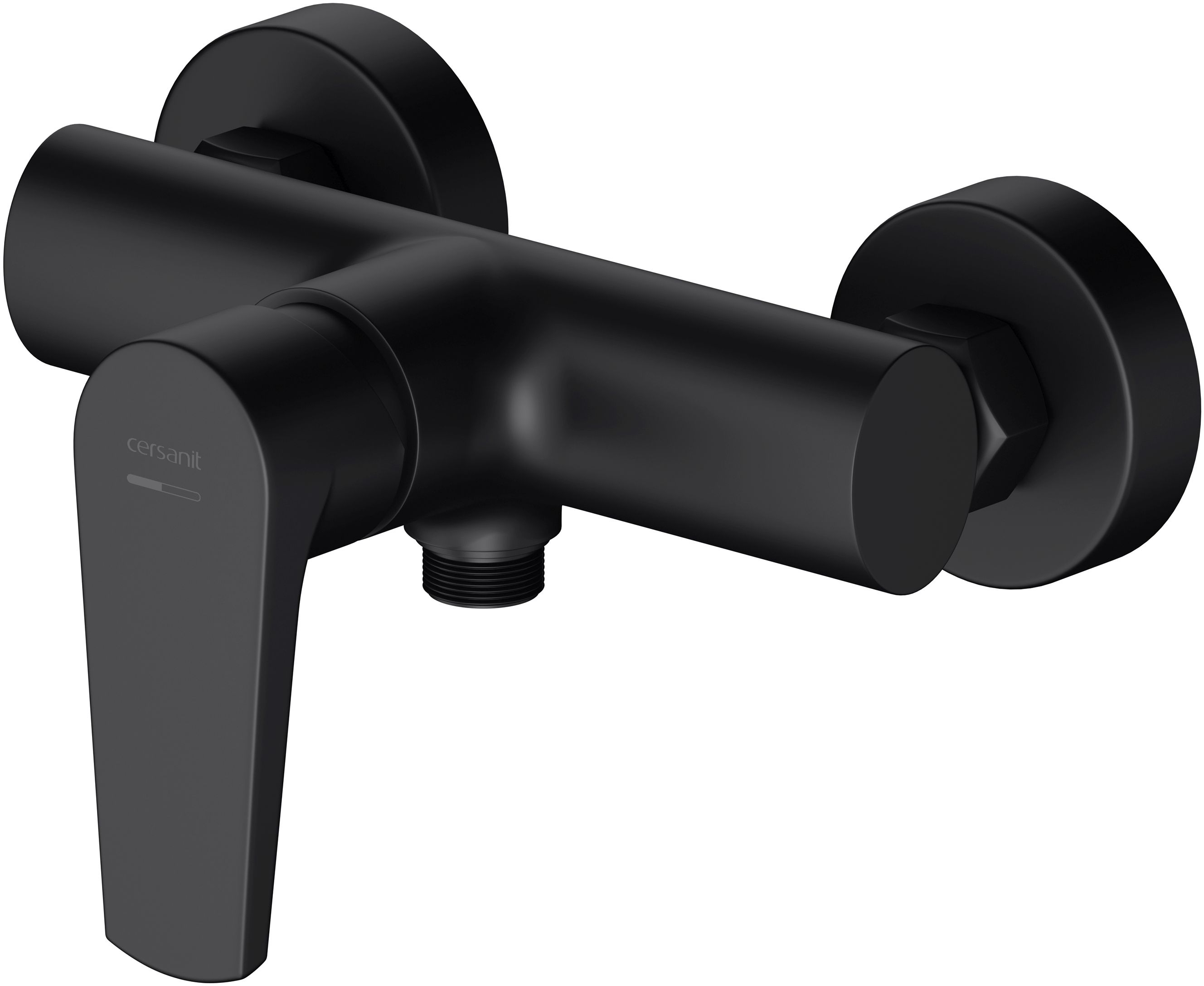 Cersanit Moduo grifo para ducha a pared negro S951-577