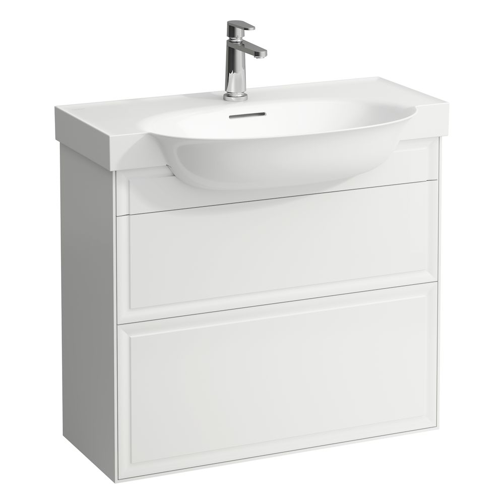 Laufen The New Classic szafka 80 cm podumywalkowa wisząca biały mat H4060420851701