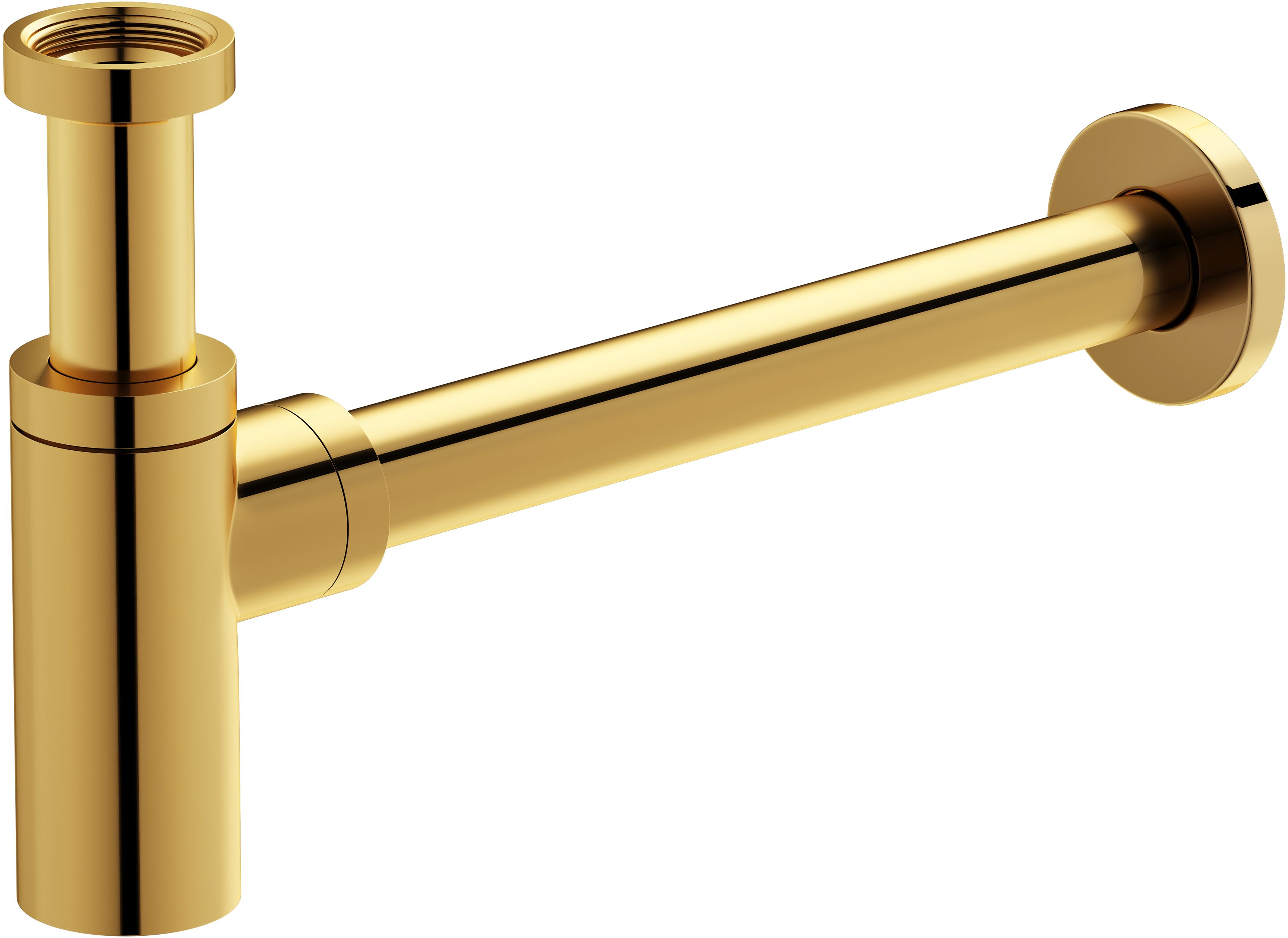 Cersanit Inverto sifón de lavabo botella oro S951-714