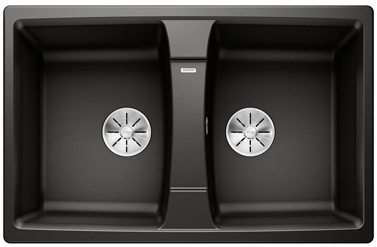 Blanco Lexa 8 fregadero de granito 78x50 cm negro 525906