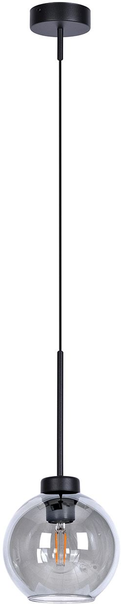 Kaja lámpara colgante 1x60 W negro-grafito K-4878