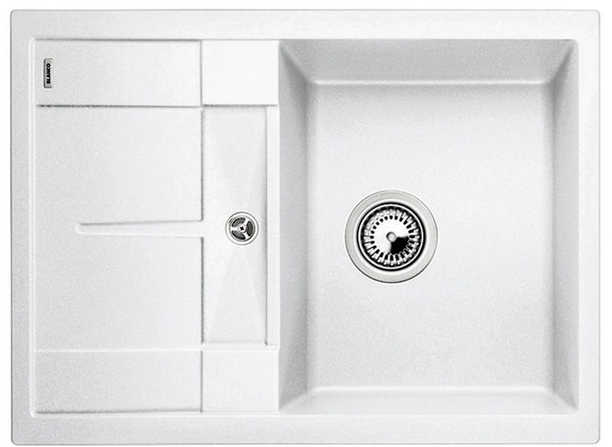 Blanco Metra 45 S Compact fregadero de granito 68x50 cm blanco 519565