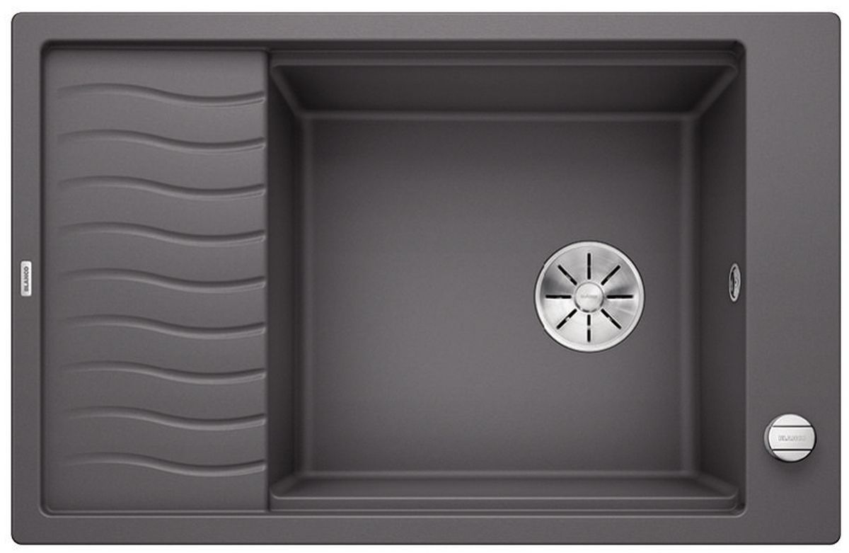 Blanco Elon XL 6 S fregadero de granito 78x50 cm gris/grafito/ónix 524835