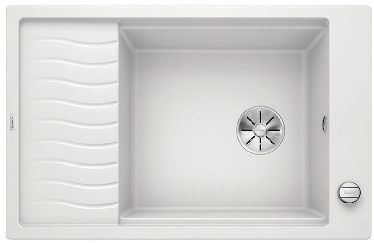 Blanco Elon XL 6 S fregadero de granito 78x50 cm blanco 524838