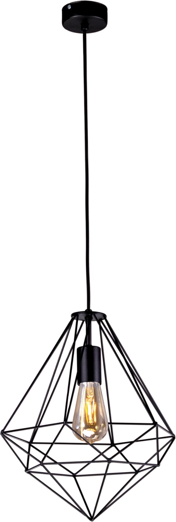 Kaja Marko lámpara colgante 1x60 W negro K-4000