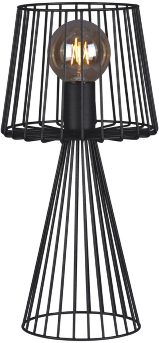 Kaja Soul Black lámpara de sobremesa 1x60 W negro K-4642
