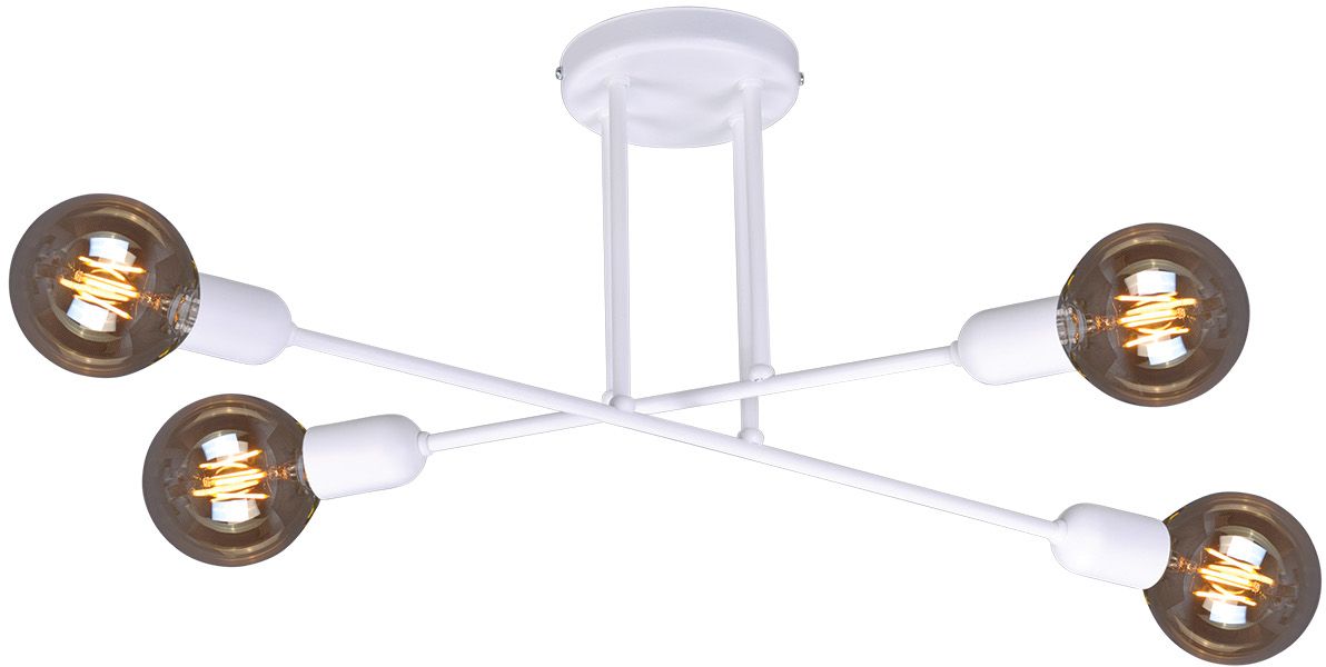 Kaja Sitya White lámpara de techo 4x60 W blanco K-4392