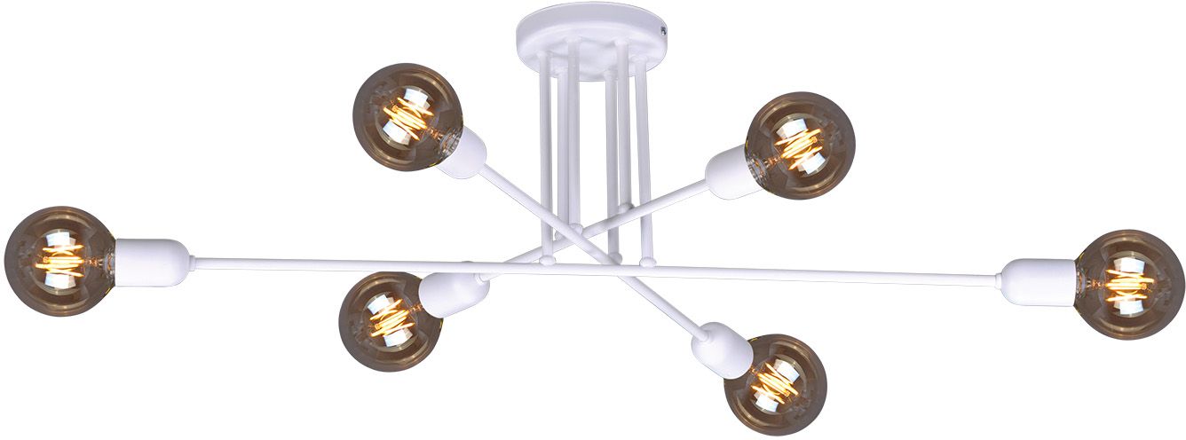 Kaja Sitya White lámpara de techo 6x60 W blanco K-4393