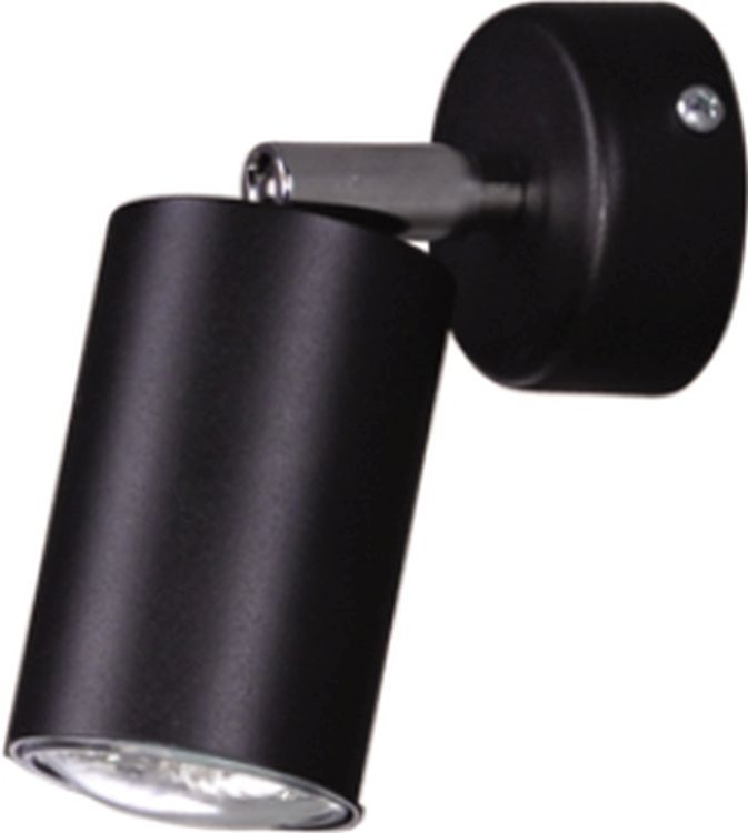 Kaja Monti lámpara de pared 1x10 W negro K-4408