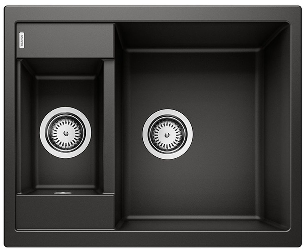 Blanco Metra 6 fregadero de granito 61.5x50 cm negro 525923