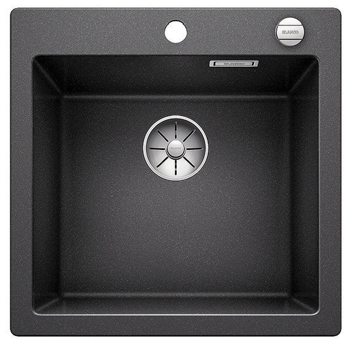 Blanco Pleon 5 fregadero de granito 51.5x51 cm antracita 523676
