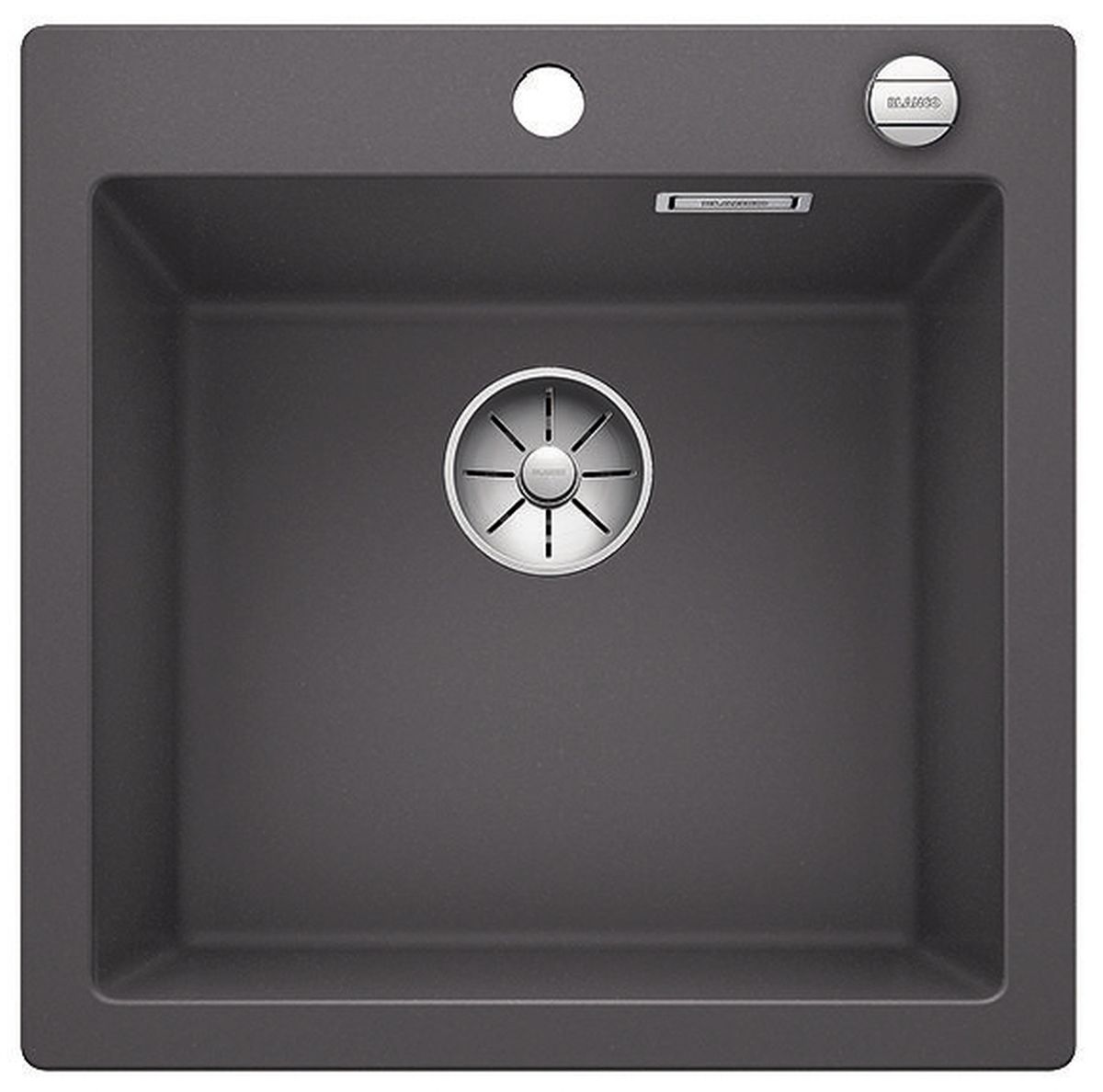 Blanco Pleon 5 fregadero de granito 51.5x51 cm gris/grafito/ónix 523677
