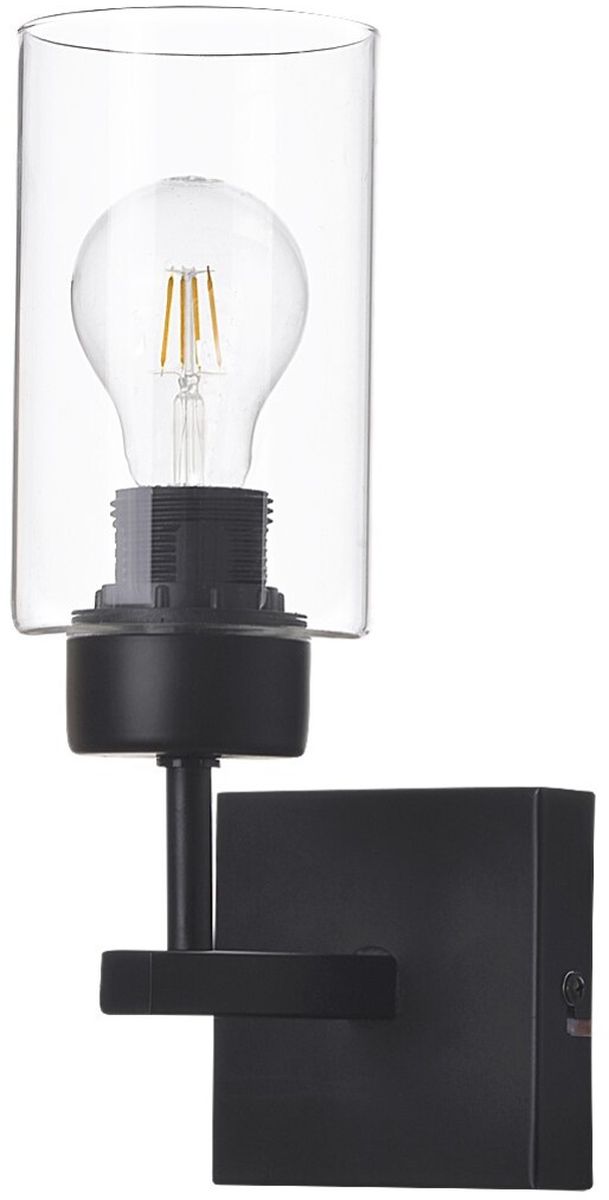 Rabalux Prudence lámpara de pared 1x40 W negro-transparente 2671
