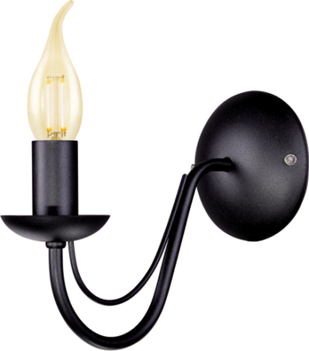 Kaja Bartez lámpara de pared 1x40 W negro K-3993