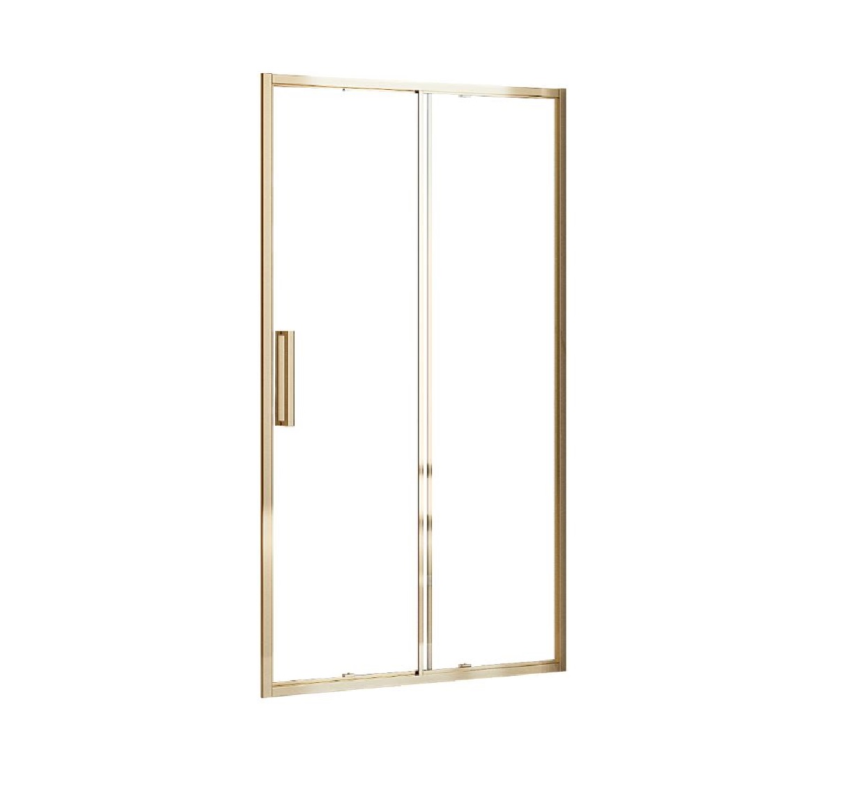 Rea Rapid Slide puerta de ducha 110 cm corredera oro brillante/vidrio transparente REA-K5613
