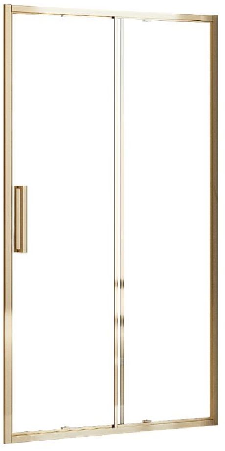 Rea Rapid Slide puerta de ducha 150 cm corredera oro brillante/vidrio transparente REA-K5617