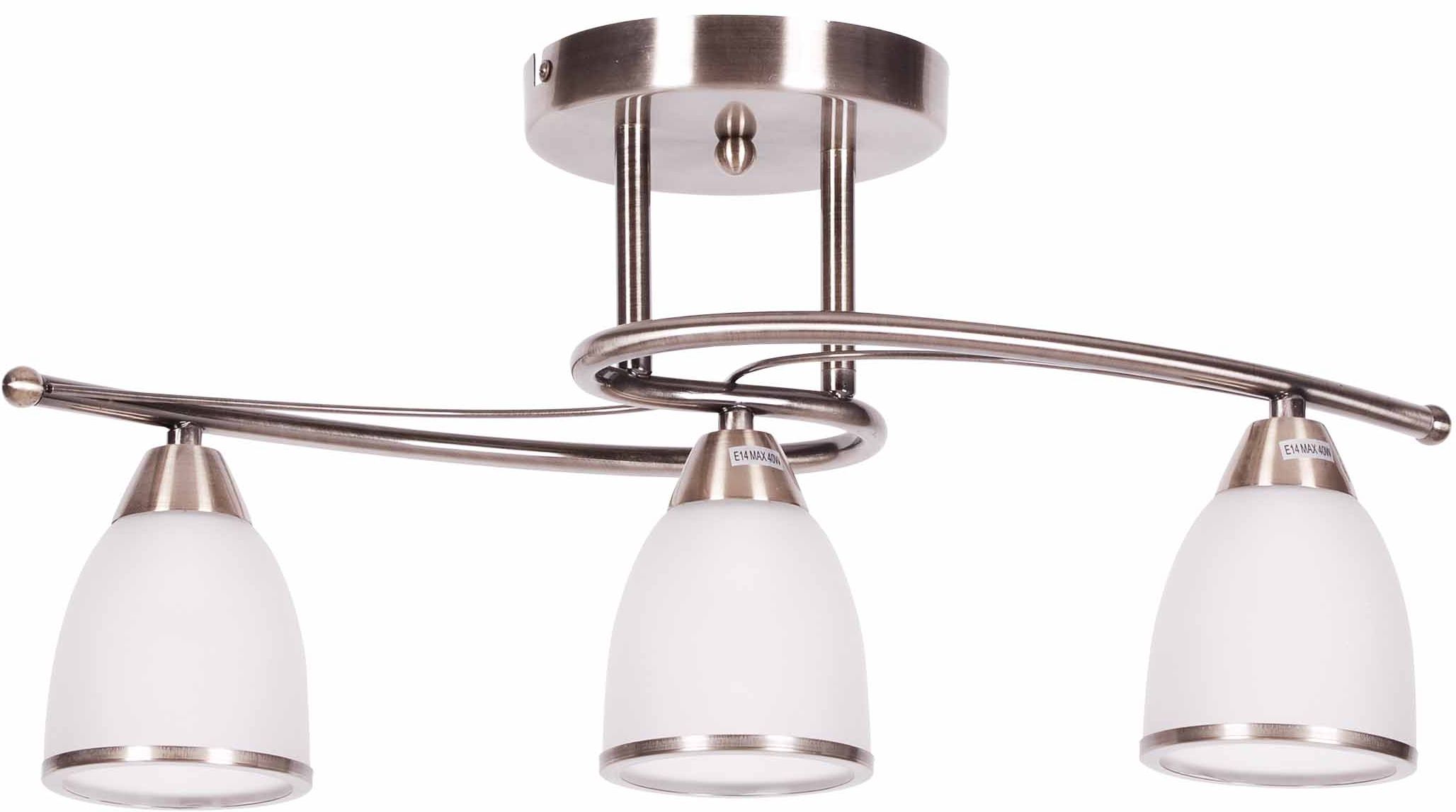 Kaja Samira lámpara de techo 3x40 W blanco-pátina K-JSL-8090/3AB