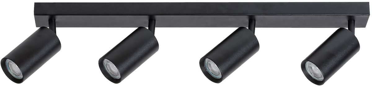 Rabalux Solo lámpara de techo 4x25 W negro 2086