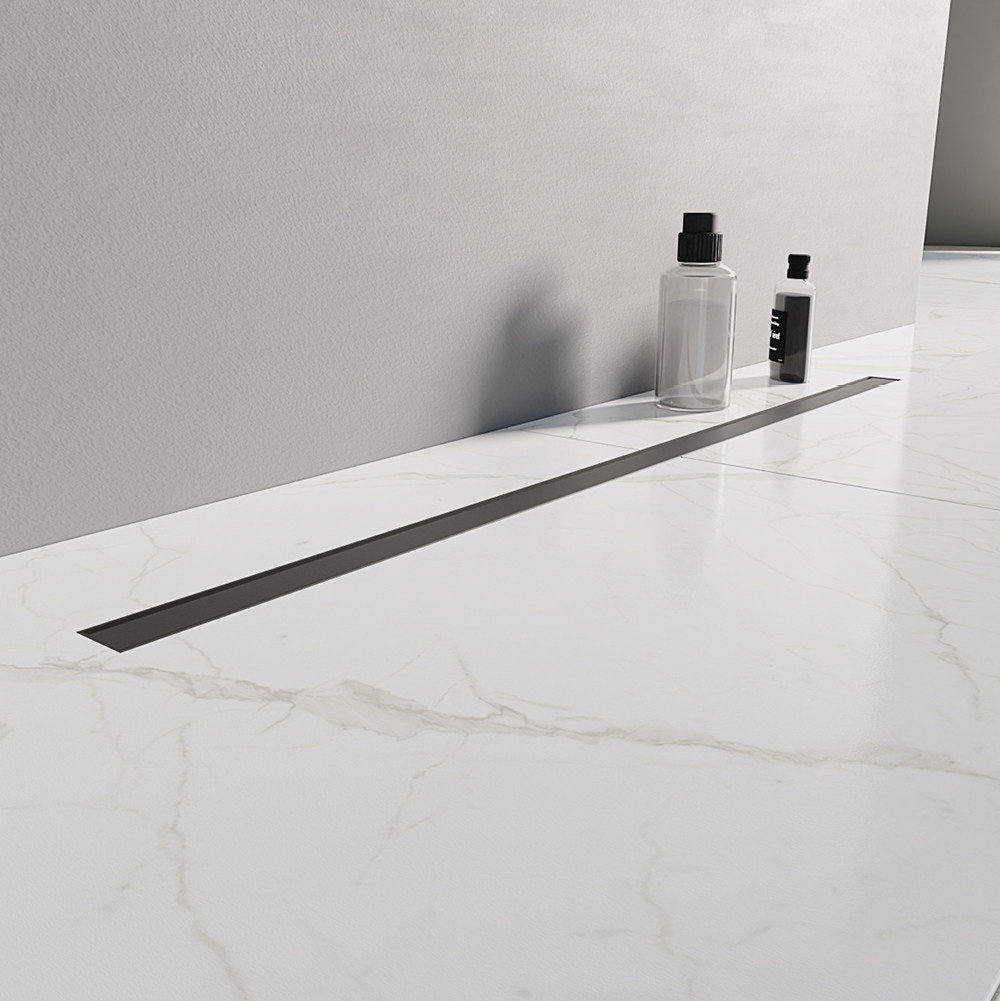 New Trendy Visio Slim Black desagüe lineal 80 cm negro OL-0078