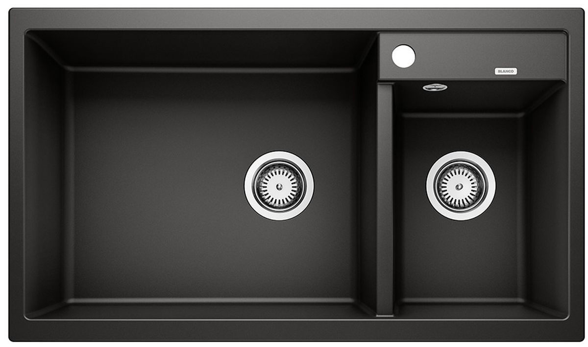 Blanco Metra 9 fregadero de granito 86x50 cm negro 525936