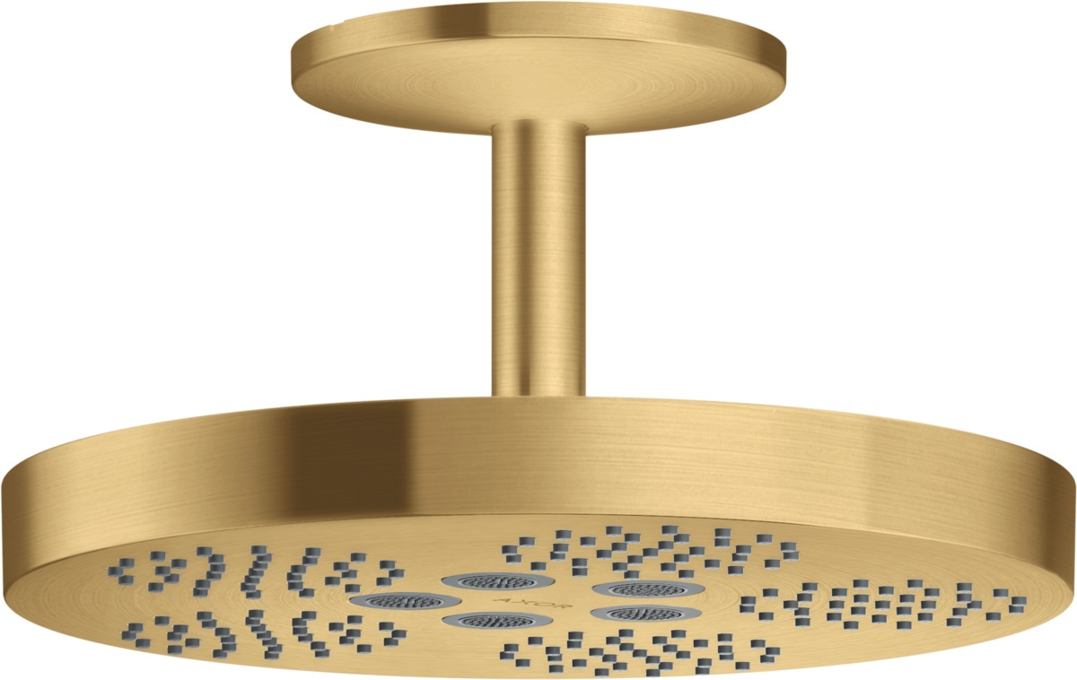 Axor One brazo de ducha con efecto lluvia 28.2x28.2 cm circular oro 48493250