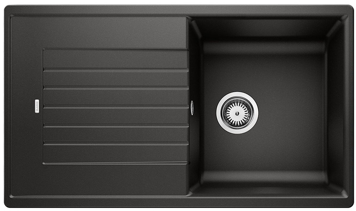 Blanco Zia 5 S fregadero de granito 86x50 cm negro 526016