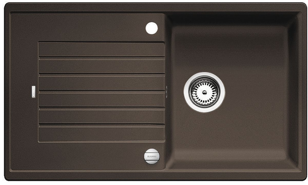 Blanco Zia 5 S fregadero de granito 86x50 cm marrón 520510