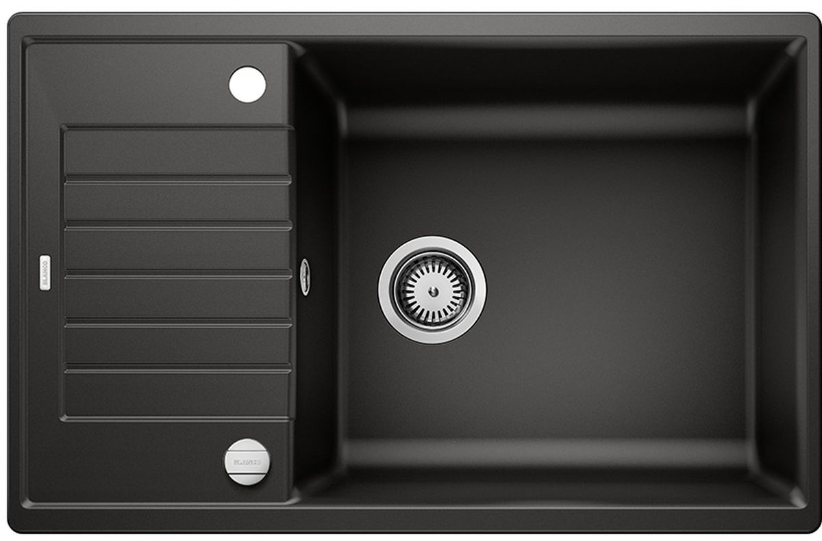 Blanco Zia XL 6 S Compact fregadero de granito 78x50 cm negro 526018