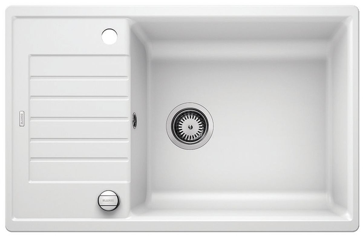 Blanco Zia XL 6 S Compact fregadero de granito 78x50 cm blanco 523267
