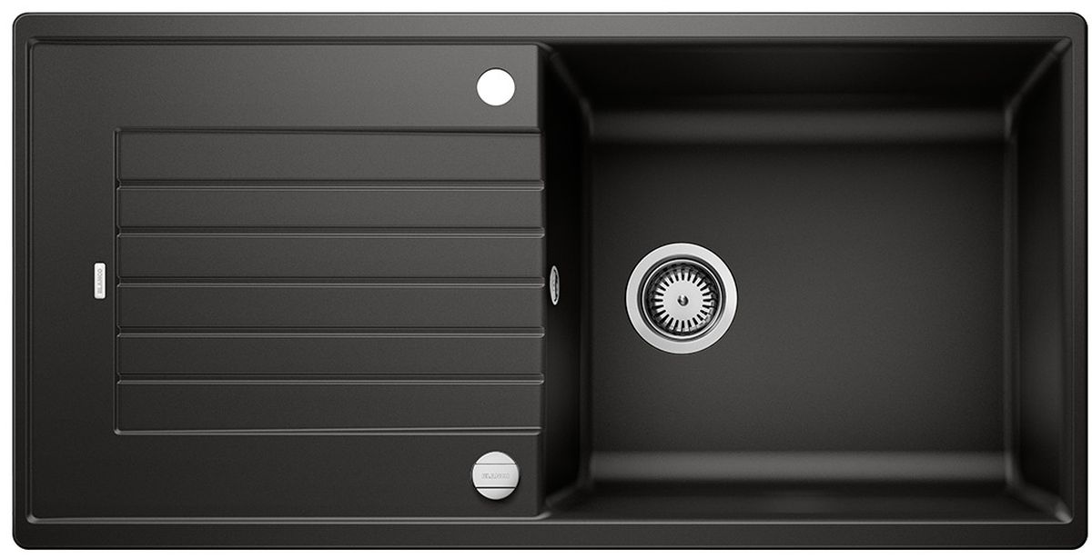 Blanco Zia XL 6 S fregadero de granito 100x50 cm negro 526023