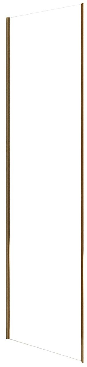 Rea Rapid mampara de ducha 80 cm oro brillante/vidrio transparente REA-K5621