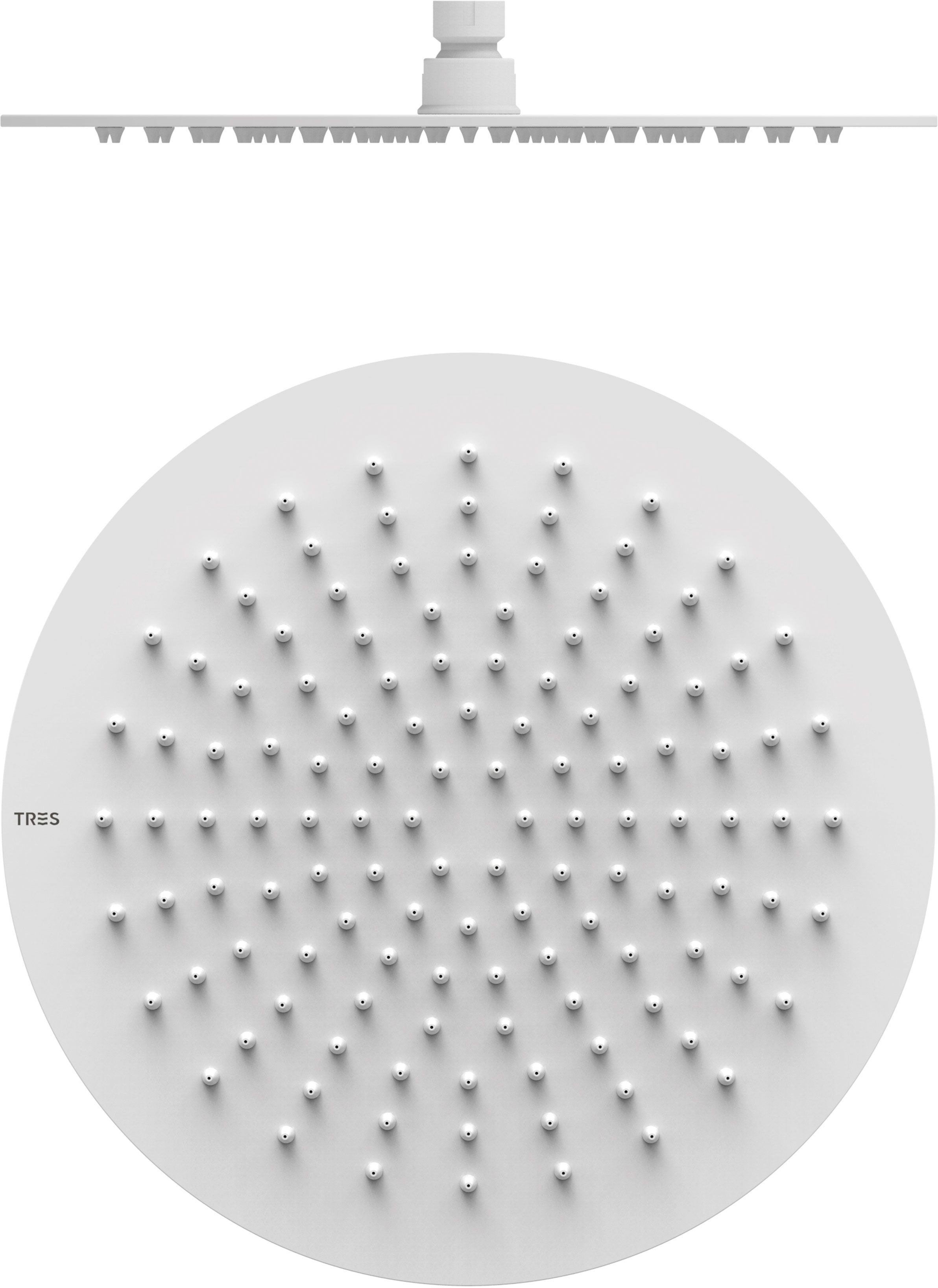 Tres ducha con efecto lluvia 30x30 cm circular blanco 134315010BM