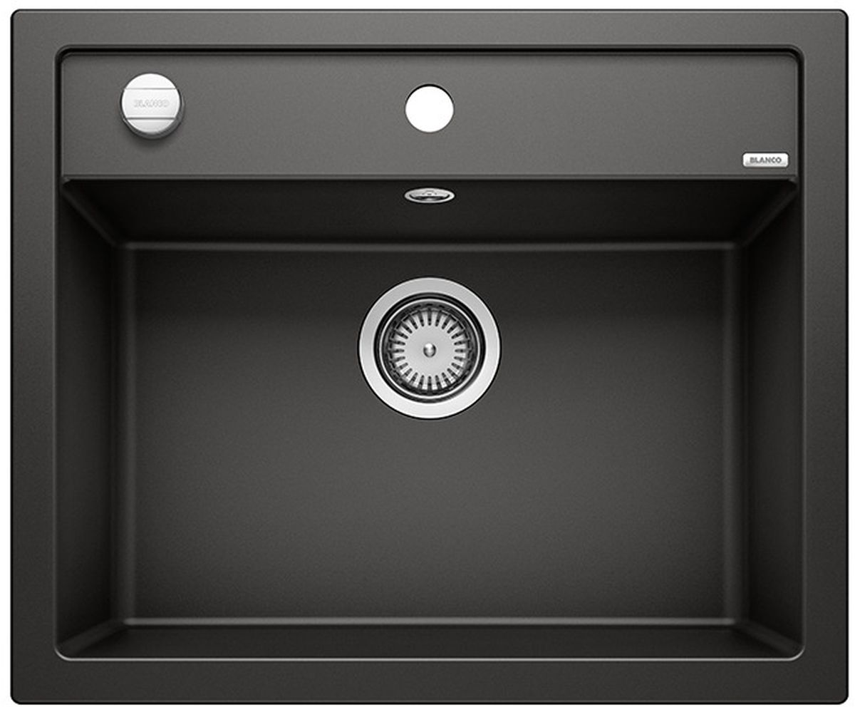 Blanco Dalago 6 fregadero de granito 61.5x51 cm negro 525873