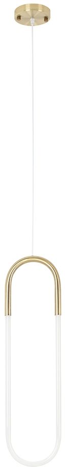 Moosee Puzo lámpara colgante 1x10 W transparente-oro MSE010100253