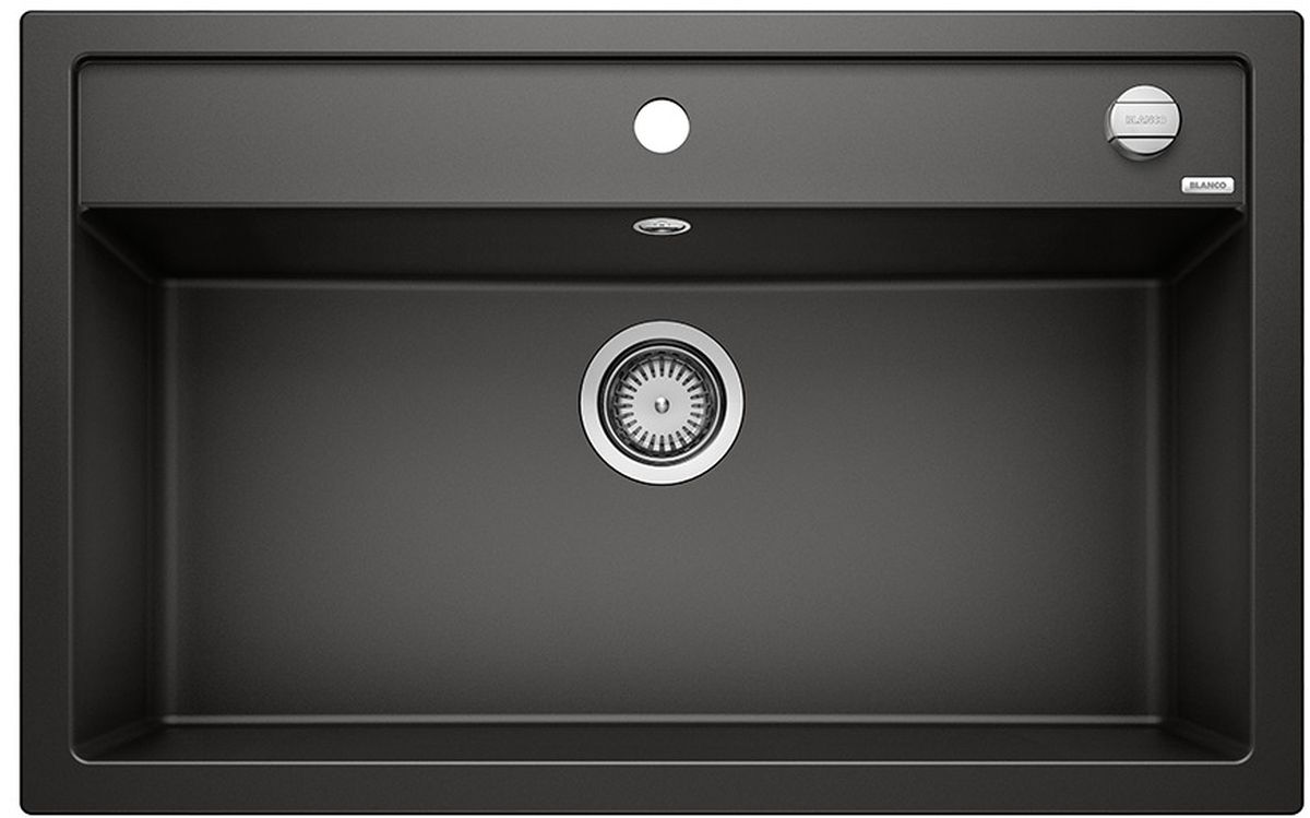 Blanco Dalago 8 fregadero de granito 81.5x51 cm negro 525877