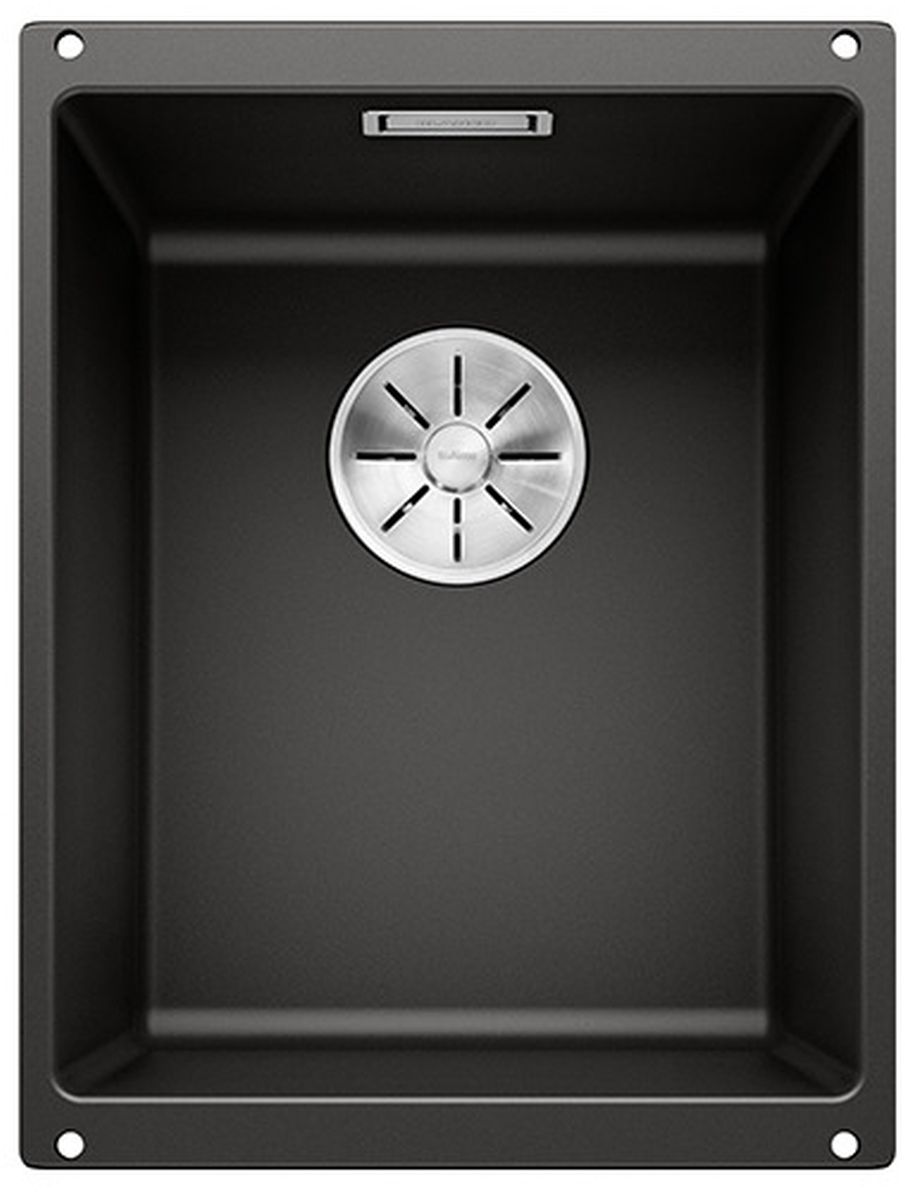 Blanco Subline 320-U fregadero de granito 40x32 cm negro 525983