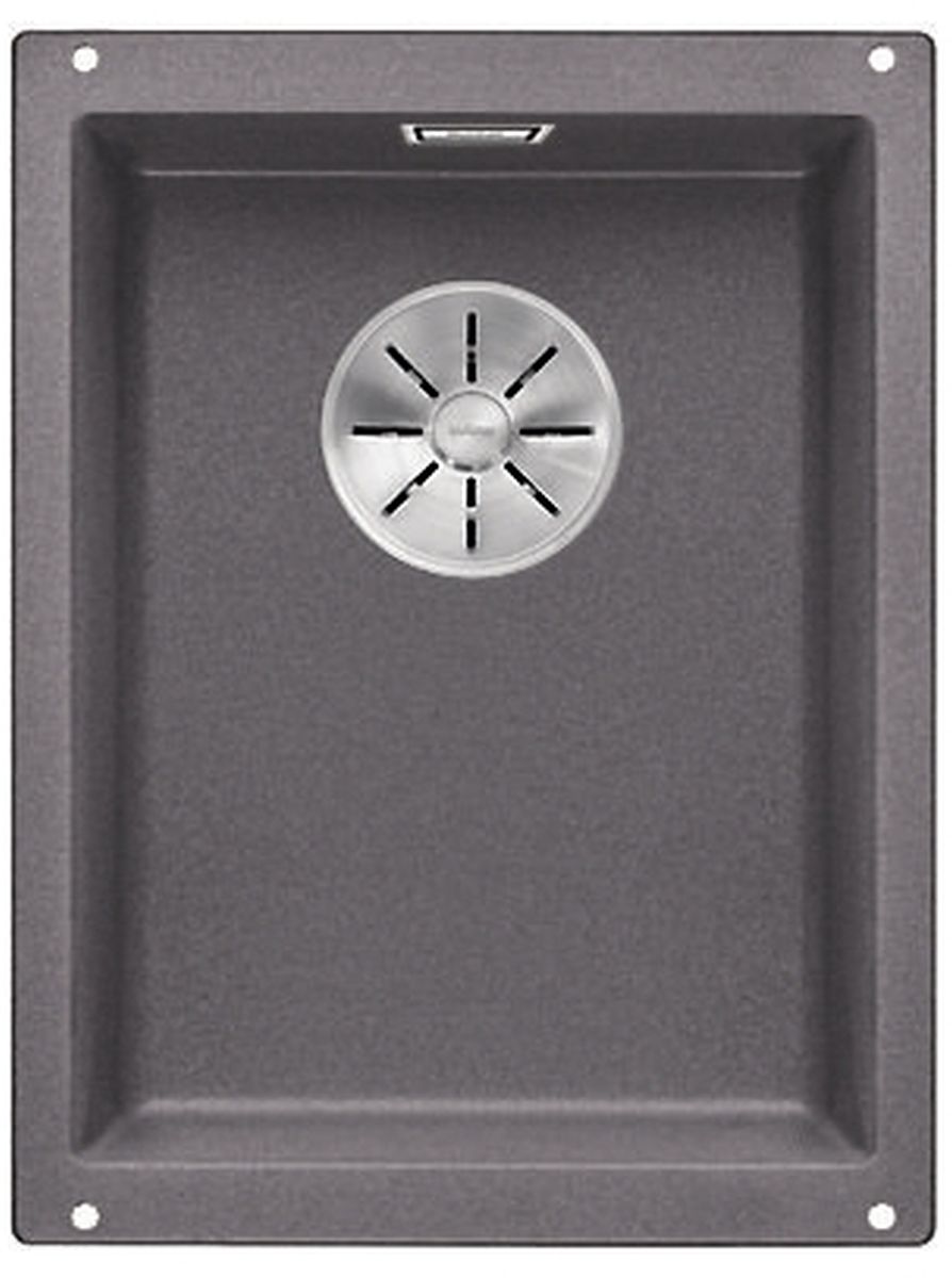 Blanco Subline 320-U fregadero de granito 40x32 cm gris/grafito/ónix 523407