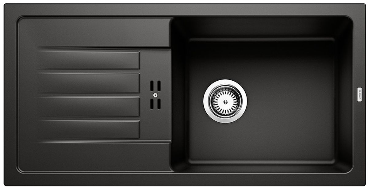 Blanco Favum XL 6 S fregadero de granito 86x43.5 cm negro 526082
